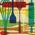 thumbnail image 2 of Craven, Katrina 20x20 Black Ornate Wood Framed with Double Matting Museum Art Print Titled - Kitchen Utensils, 2 of 4