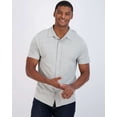thumbnail image 2 of Real Essentials 3-Pack: Men's Regular Fit Casual Short Sleeve Button Down Shirt (Available in Big & Tall), 2 of 6