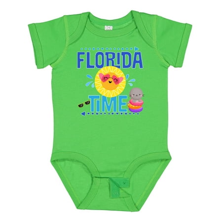 

Inktastic Florida Time Summer Vacation Gift Baby Boy or Baby Girl Bodysuit