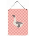 thumbnail image 1 of Carolines Treasures BB7901DS1216 Buff Grey Back Goose Pink Check Wall or Door Hanging Prints, 1 of 1