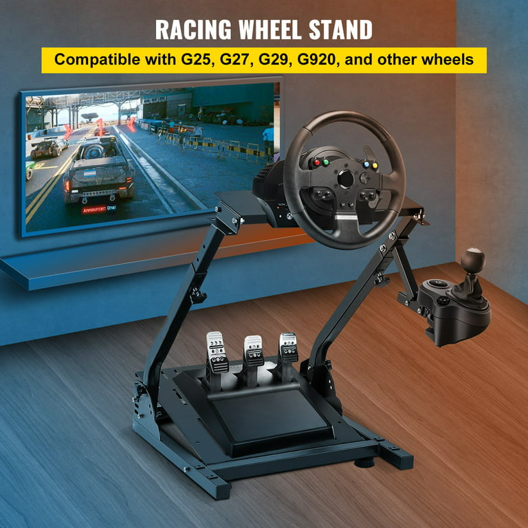 BENTISM Steering Wheel Stand Height Adjustable Racing Simulator Cockpit For Logitech  G25, G27, G29, G920 Gaming Cockpit 