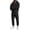 Black-A#560825aa, variant on Men's Tracksuits 2 Pieces Set Fleece Sweat Hoodie Joggers Athletic Pants Set Fall Winter Fuzzy Tracksuit Outfits Jogging Suit Hooded Set Light Purple XXL