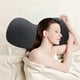 thumbnail image 1 of Almohada de soporte para el cuello de espuma viscoelástica gris oscuro, relajación, masaje para dormir, 1 of 4
