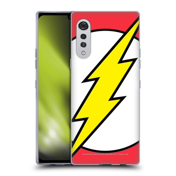 Head Case Designs Officially Licensed The Flash DC Comics Logo Oversized Soft Gel Case Compatible with LG LG Velvet / 5G