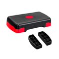 thumbnail image 4 of S SERENABLE Stepper Aérobique Réglable Stepper d'Entraînement pour Gym Musculation Entraînement Physique Rouge Noir, 4 of 9