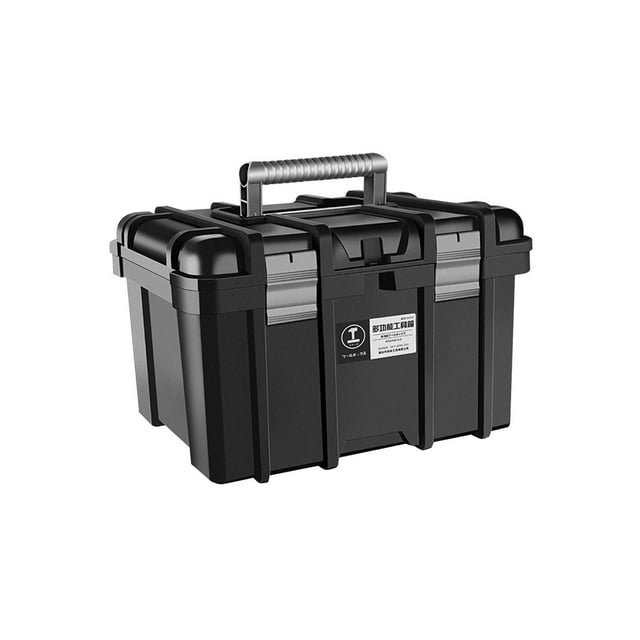 Portable Tool Box Repair Tool Storage Case Drill Set Tool Box Hammer Handy Tools Durable with Handle Multipurpose Carrying Case for Car Home 41cmx33cmx27.5cm