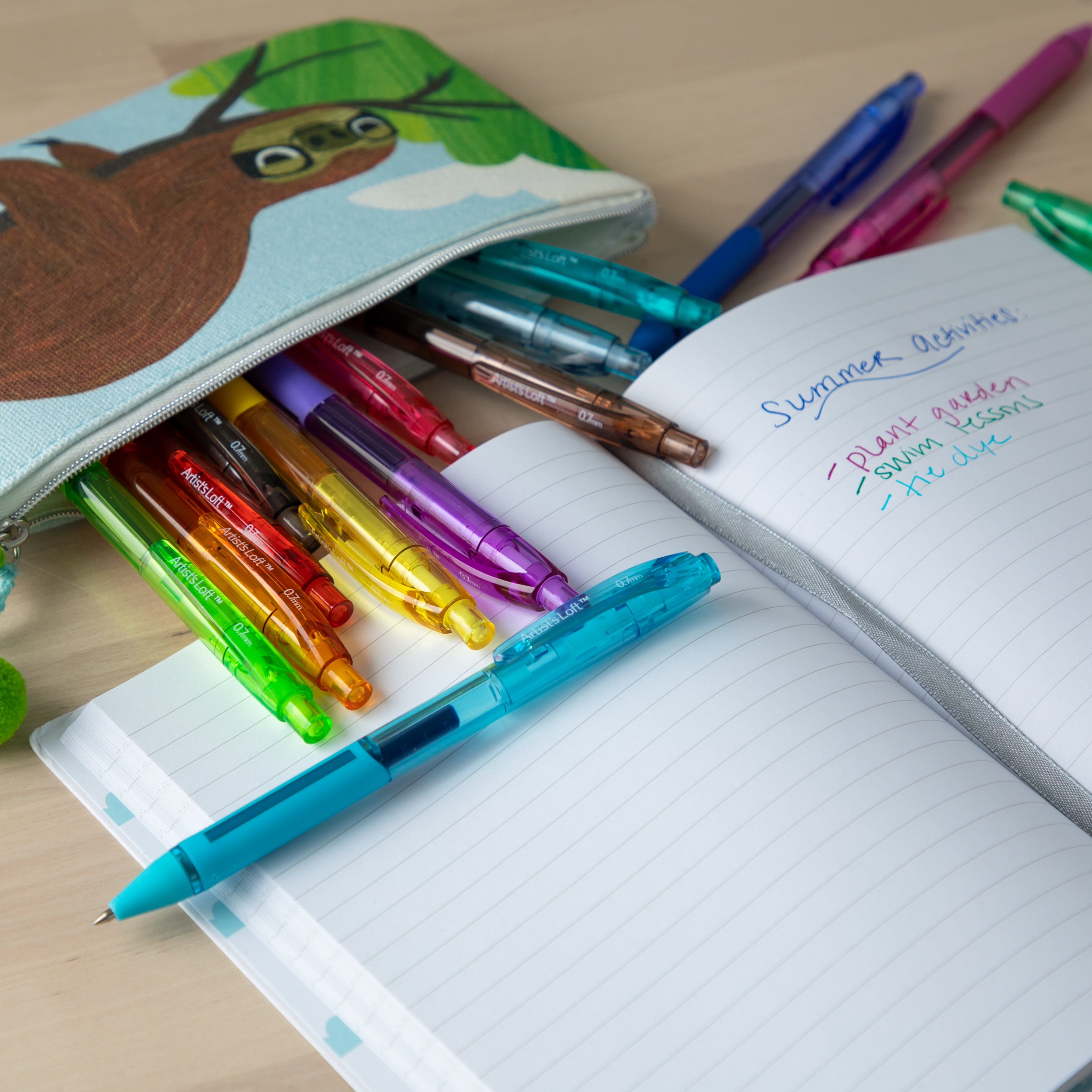 14 Color Retractable Gel Pen Set by Artist's Loft