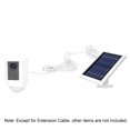 thumbnail image 4 of 2.5m/8.2ft DC Extension Cable Compatible with Ring Spotlight Cam Battery Solar Panel Weatherproof Placing Solar Panel Further for Maximum Sunlight Exposure, White, 4 of 7
