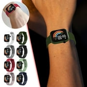 WEIXF Student's Internet LED Electronic Watch Astronaut Square Electronic Watch Student Watch Function And Good Looking Student Watch A Teen Smart Watch with Games for Teens Watch for