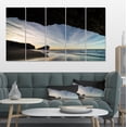 thumbnail image 1 of Monsul Plage au Coucher du Soleil - Grande Impression sur Toile, 1 of 3