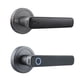 thumbnail image 2 of Cerradura de puerta inteligente con huella dactilar, perilla de puerta con Bluetooth sin llave, cerradura de puerta con palanca biométrica con desbloqueo por huella dactilar/llave para el hogar, hotel, 2 of 9