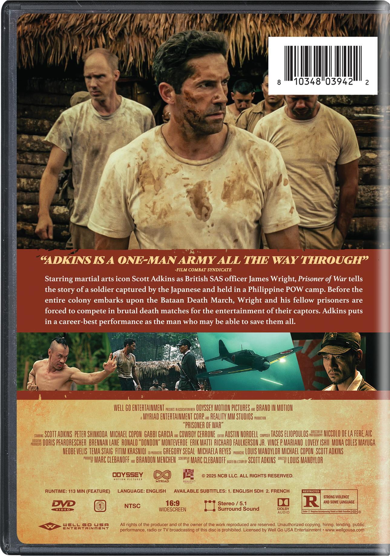 SDS, Prisoner of War DVD, Well Go USA, Action War Thriller