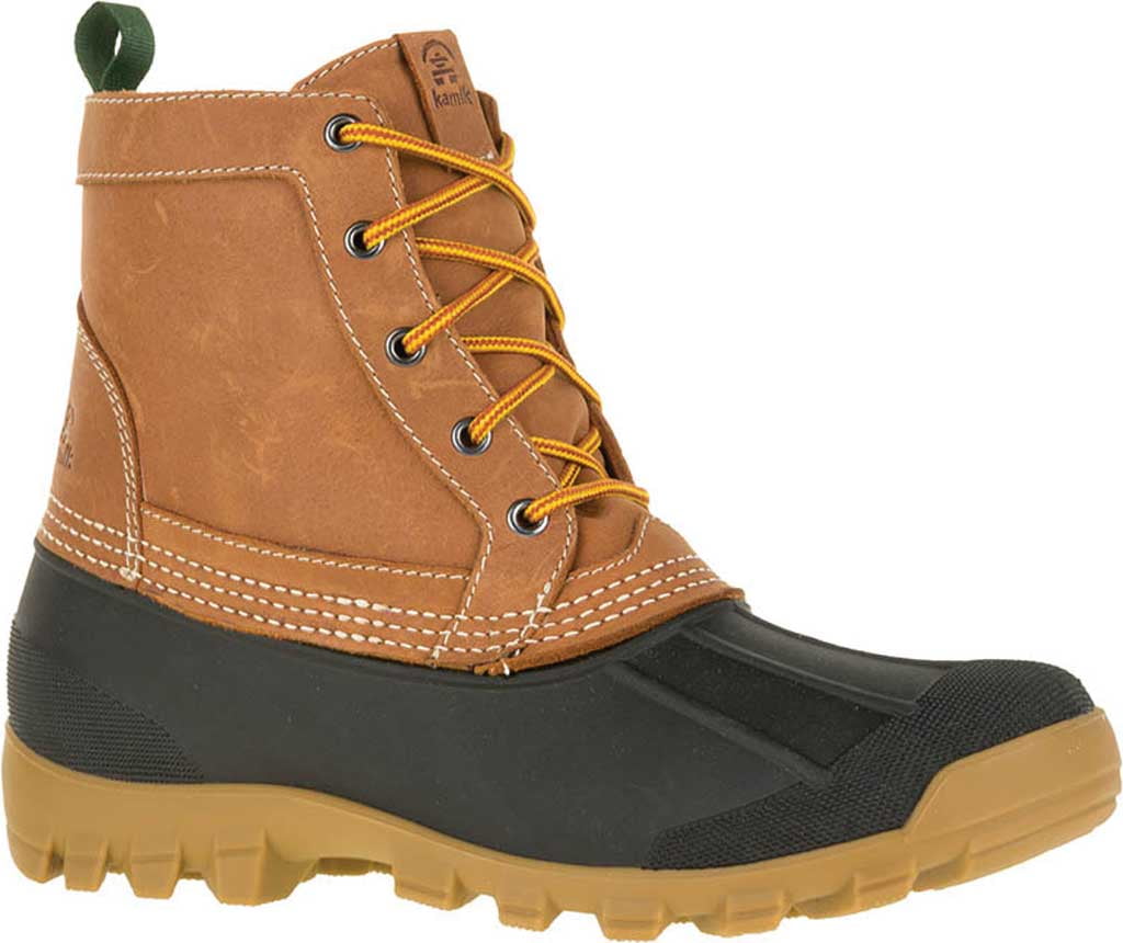 Kamik Men's Kamik Yukon5 Duck Boot Tan Leather 8 M