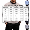 thumbnail image 4 of FOPSUFGWFO Men's Knit Sweaters 2 in 1 Crew Neck Sweatshirts With Shirt Collar Long Sleeve Pullover Tops for Business 3XL, 4 of 6