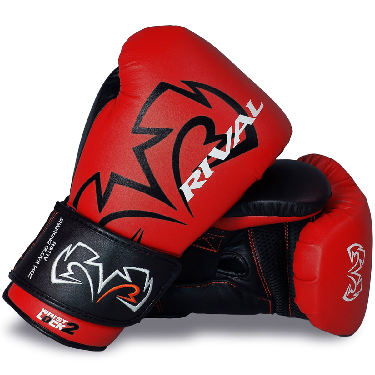Rival Boxing Evolution Hook and Loop Sparring Gloves Red