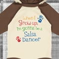 thumbnail image 4 of Inktastic Salsa Dancer Future Boys or Girls Long Sleeve Baby Bodysuit, 4 of 5