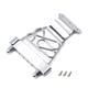 thumbnail image 3 of WEUVEB Tailpiece De Metal Plateado Con Textura Delicada Para Guitarra Jazz, 3 of 8