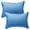 Blue, variant on kinder Fluff Children Pillow (2Pk) 13x18in – Small Pillow for Kids Age 2+, Bright Rainbow Design, 100% Cotton Sateen Stripe 300T, Down Alternative Fill, Machine Washable, Colourful Kids Cushion - S