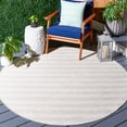 thumbnail image 6 of SAFAVIEH Hampton Duana Striped Indoor/Outdoor Area Rug, Ivory/Grey, 5'1" x 7'6", 6 of 9
