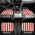 thumbnail image 7 of Yiaed America Flags2 Print Carpet Floor Mats for Cars, Auto Accessories Front & Rear Car Floor Mats Car Floor Foot Mat Sets of 4 Pieces, 7 of 7