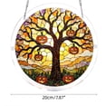 thumbnail image 3 of DIY Assemble Halloween Acrylic Puzzle Hanging Sign,Skeleton Witch Pumpkin Spooky Tree Ornament, Smooth Waterproof Wall Door Decor for Indoor Outdoor Halloween Decorations Haunted House Party Supplies, 3 of 6