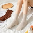 thumbnail image 6 of Loritta 7 Pairs Ruffle Socks Womens Crew Socks Casual Cute Frilly Cotton Socks for Women Soft, 6 of 7