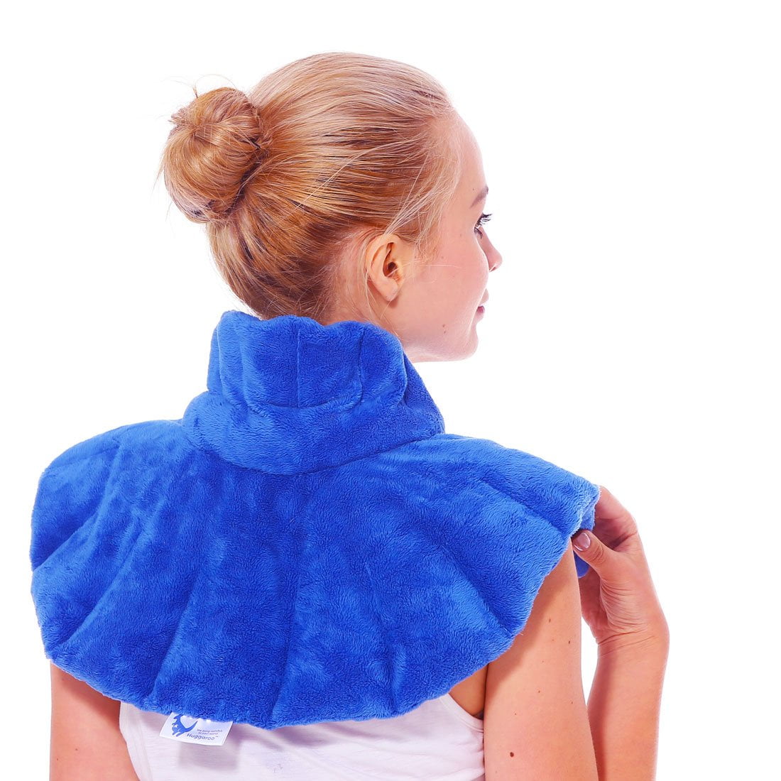 Huggaroo Neck And Shoulder Wrap Microwavable Heating Pad With Aromatherapy Hnws1b Huggaroo Neck And Shoulder Wrap