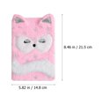 thumbnail image 2 of Plush Notebook Adorable Notebook Fluffy Notebook Students Stationery Cartoon Girl Gift, 2 of 8