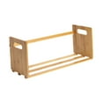thumbnail image 3 of Estantería de Escritorio Organizador de Mesa Librero Pequeño Estante para Libros de Madera con Diseño Sencillo Adecuado para Oficina Hogar Y Sala de, 3 of 9