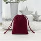 thumbnail image 1 of Bolsas de terciopelo con cordón | Bolsas de regalo para joyas, Navidad, boda | Bolsitas de tela de terciopelo suave | Almacenamiento multiusos, reutilizable | 5x7 pulgadas, paquete de 20 | Cierre, 1 of 1