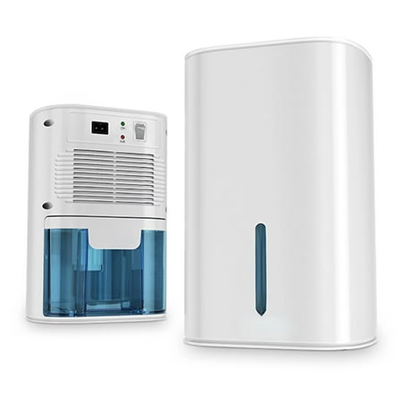 

PureDry™ Mini Dehumidifier - Compact Water Tank Eliminates 300ml/day in Excess Moisture from Closets Bathrooms Boats Kitchens and Other Small Rooms and Living Spaces