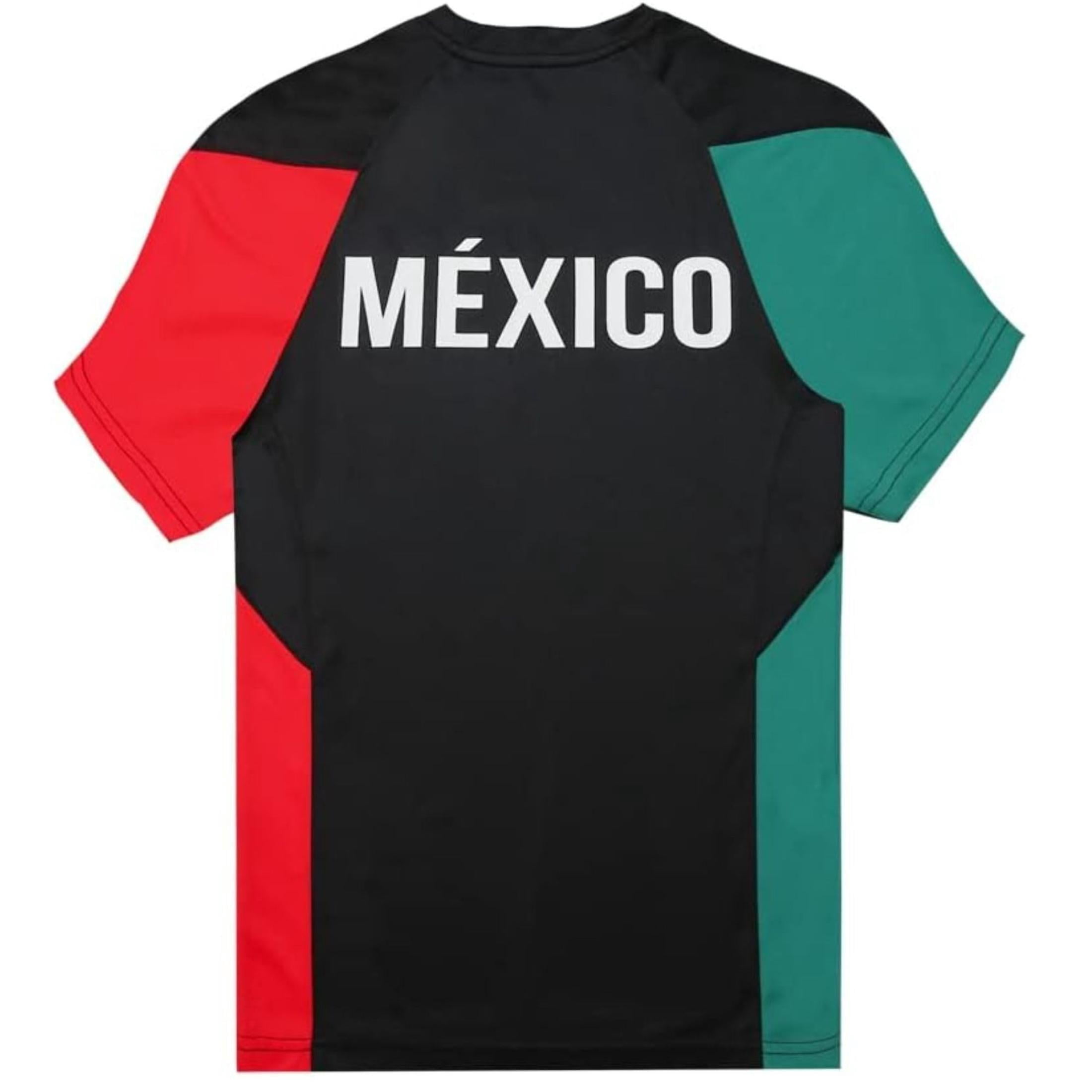 Icon Sports Official Licensed Mexico National Soccer Day Game Day Shirts Athletic Active Training Game Tee Top |Striker,Black, Large