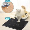 thumbnail image 2 of Cat Litter Mat With Gift Double Layer Waterproof Pet Litter Box Mat Non-slip Sand Cat Pad Washable Bed Mat Clean Pad Products, 2 of 5