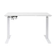 thumbnail image 3 of Unique Furniture Electric Height Adjustable Standing Desk in White, 3 of 5