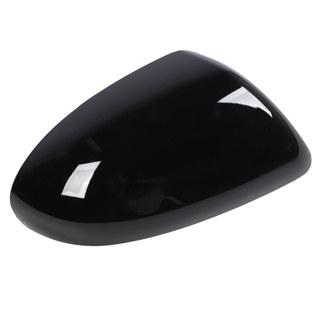 Side Door Mirror Cap, Side Mirror Cover Plastic Weather Resistant Exterior Rearview Mirror Cover Cap Black