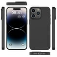 thumbnail image 3 of iPhone 15 Pro Max Phone Case with Screen Protector, Liquid Silicone Case Cover for Apple iphone 15 Pro Max, Ebizware Full-Body Protective Case Shockproof Cover with Microfiber Lining (Black), 3 of 9
