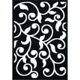 thumbnail image 1 of SUSSEXHOME Leaves Collection 5'x7' Navy&White Area Rug, Extra Soft and Comfy Carpet, Area Rugs for Kitchen, Living Room Rug, Runner Rug, Indoor Rugs for Bedroom, Machine Rug for Kids Rug, Area Rug, 1 of 7