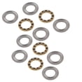 thumbnail image 3 of 10 Uds. Cojinete de bolas de empuje avión carga Axial hardware de acero equipo mecánico Industrial(3613-0521-0012), 3 of 14