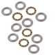 thumbnail image 3 of YUMILI 10 Uds. Cojinete de bolas de empuje avión carga Axial hardware de acero equipo mecánico Industrial(3613-0521-0012), 3 of 8