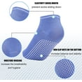 thumbnail image 4 of TELOLY 8 Pairs Grip Socks,Non-Slip Yoga Socks,Added Safety Pilates Grip Socks,Comfortable Fit Grip Socks Pilates,Hospital Socks with Cushioned Soles, 4 of 5