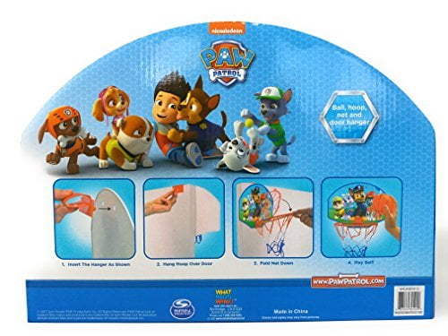 paw patrol basketball hoop