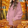 thumbnail image 6 of Women's Thick Knitted Cropped Sweater, 6 of 9