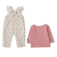thumbnail image 6 of Disney Clothes Baby Girls Minnie Mouse 2-Piece Quilted Overall Set, Infant Outfit with Coordinating Top and Quilted Overalls, Size 18M - Light Red/Cream, 6 of 9
