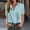 Light Blue, variant on HaoXianJian Womens Button Up Shirt Short Sleeve Dressy Solid Classic Collared Tops Work Office Casual Lightweight Tops & Blouses Tshirts Business Going Out Tops S-2X