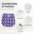 thumbnail image 2 of Disketp Skull Flower Print Women's Shorts Workout Shorts for Athletic Gym Running Shorts with Phone Pockets Large, 2 of 5