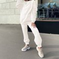 thumbnail image 4 of 2 piezaujer chándal conjuntos pantalonejunto chándal cálido otoño invierno para niña Xl blanco Sunnimix Chándal de sudor, 4 of 6