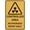 Warning Sign 1, variant on Caution Cleaning In Progress Sign 8"x12"ch Metal Sign, Rustproof Aluminum, Multicolor