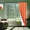 BRICK RUST, variant on Gorgeous Home Linen 1 Orange Panel Rod Pocket 75% Privacy Foam Lined Window Dressing Light Filtering R64 Size 35" wide X 63" length