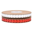 thumbnail image 5 of hulanddfd Heart Ribbon, 0.31"(8mm) Heart Designs 65.62ft Long 2 Rolls Wrapping Ribbons for Valentine's Day Birthday Wedding Party Decor(Red+White), 5 of 9