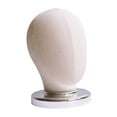 thumbnail image 4 of Cabeza de Bloque de Lienzo para Exhibición de Peluca, Cabeza de Peluca Multiusos Independiente, Estante para Sombrero, Cabeza de Tela para Sombrero, G Tela beis, 4 of 10